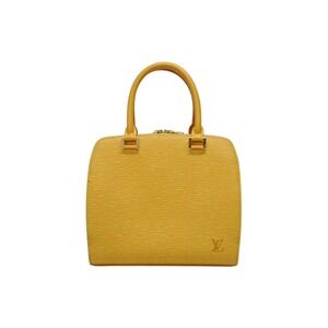 LOUIS VUITTON Pont Neuf handbag Epi leather yellow
